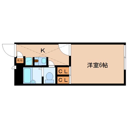 近鉄郡山駅 徒歩7分 1階の物件間取画像